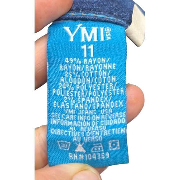 WannaBettaButt?‎ Womens Jeans Size 11 Dark Wash Denim Slimming Fit Stretch Pants - Picture 3 of 10